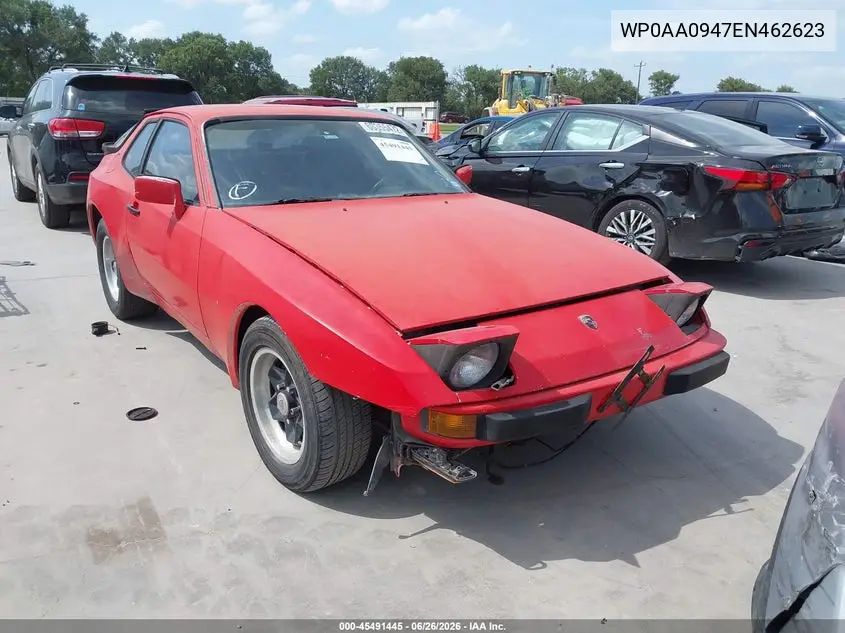 1984 Porsche 944 VIN: WP0AA0947EN462623 Lot: 45491445