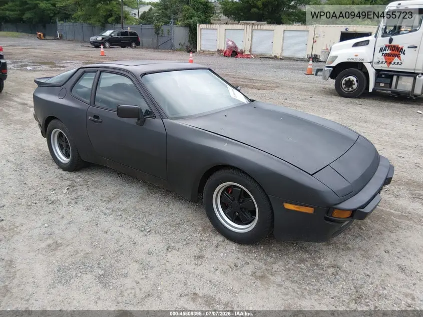 1984 Porsche 944 VIN: WP0AA0949EN455723 Lot: 45509395