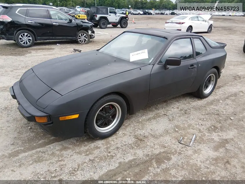 1984 Porsche 944 VIN: WP0AA0949EN455723 Lot: 45509395