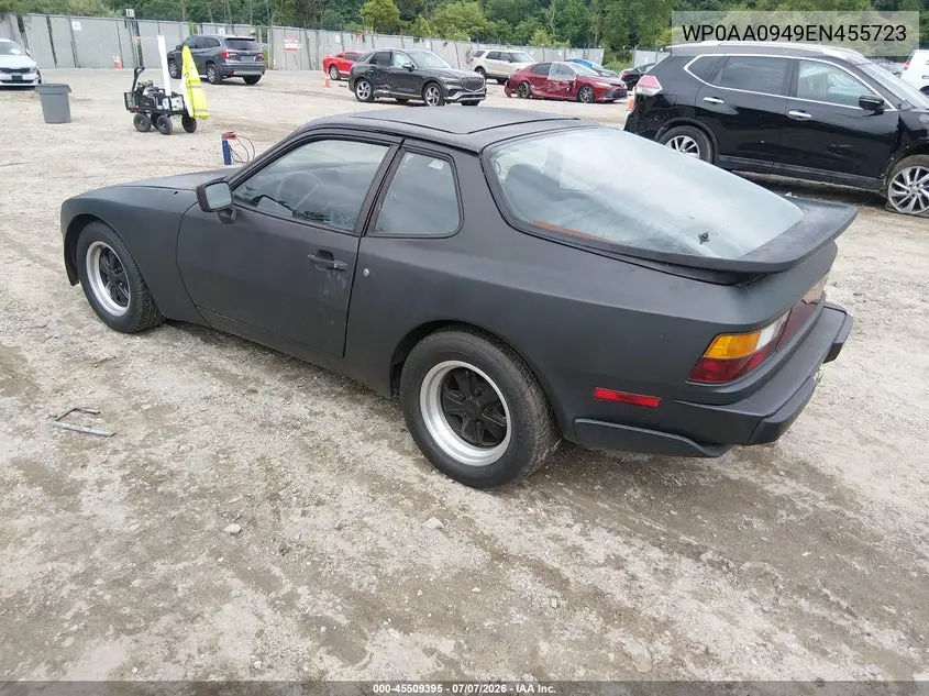 1984 Porsche 944 VIN: WP0AA0949EN455723 Lot: 45509395