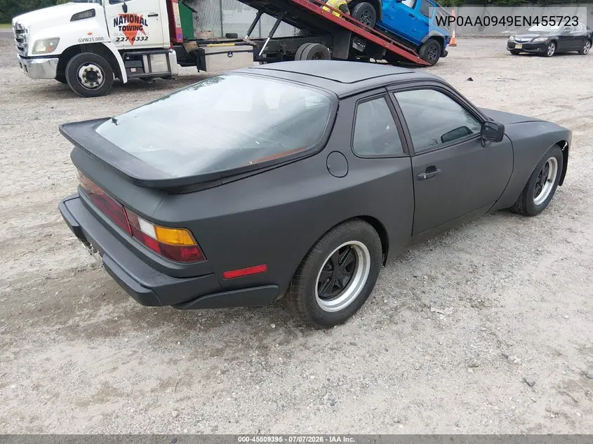 1984 Porsche 944 VIN: WP0AA0949EN455723 Lot: 45509395