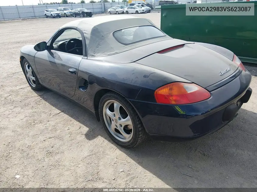 1997 Porsche Boxster VIN: WP0CA2983VS623087 Lot: 45235754