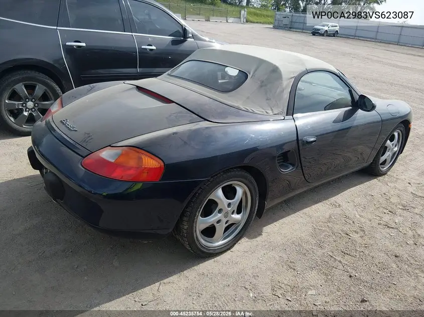 1997 Porsche Boxster VIN: WP0CA2983VS623087 Lot: 45235754