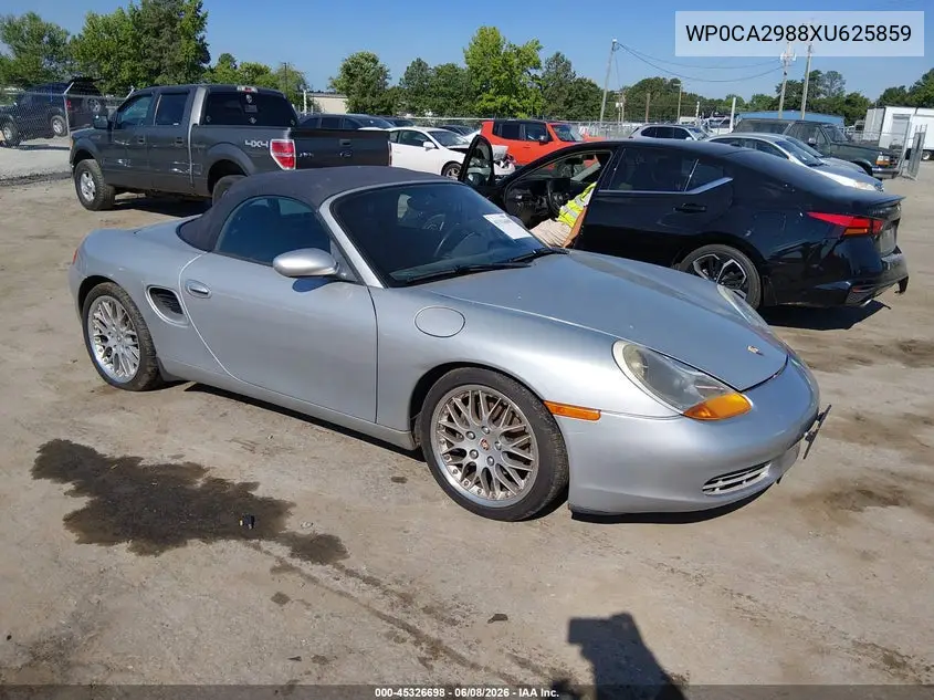1999 Porsche Boxster VIN: WP0CA2988XU625859 Lot: 45326698