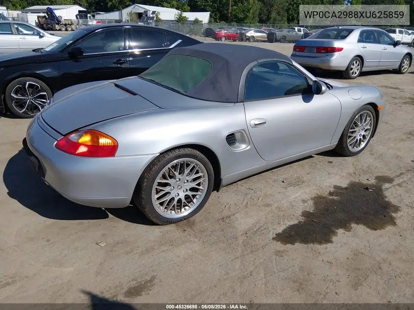 1999 Porsche Boxster VIN: WP0CA2988XU625859 Lot: 45326698