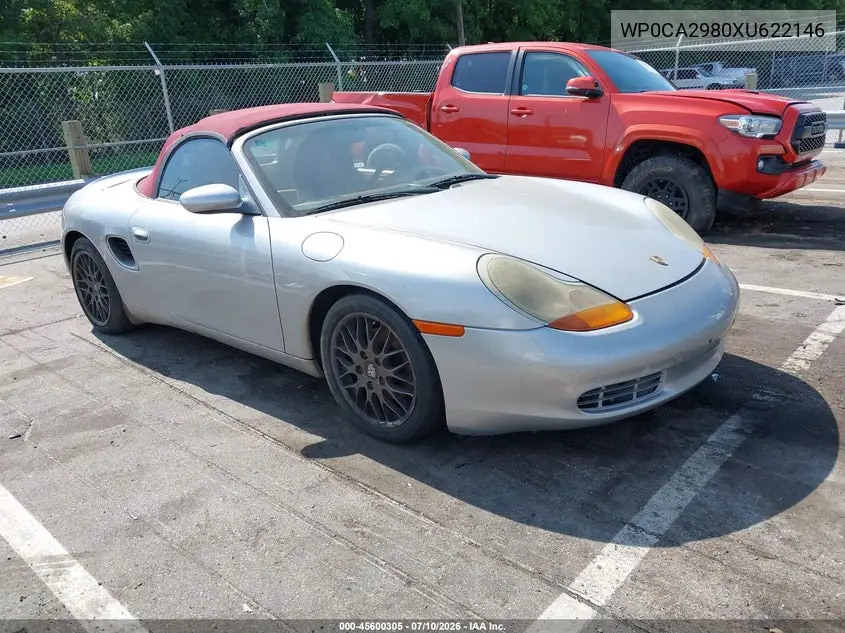 1999 Porsche Boxster VIN: WP0CA2980XU622146 Lot: 45600305