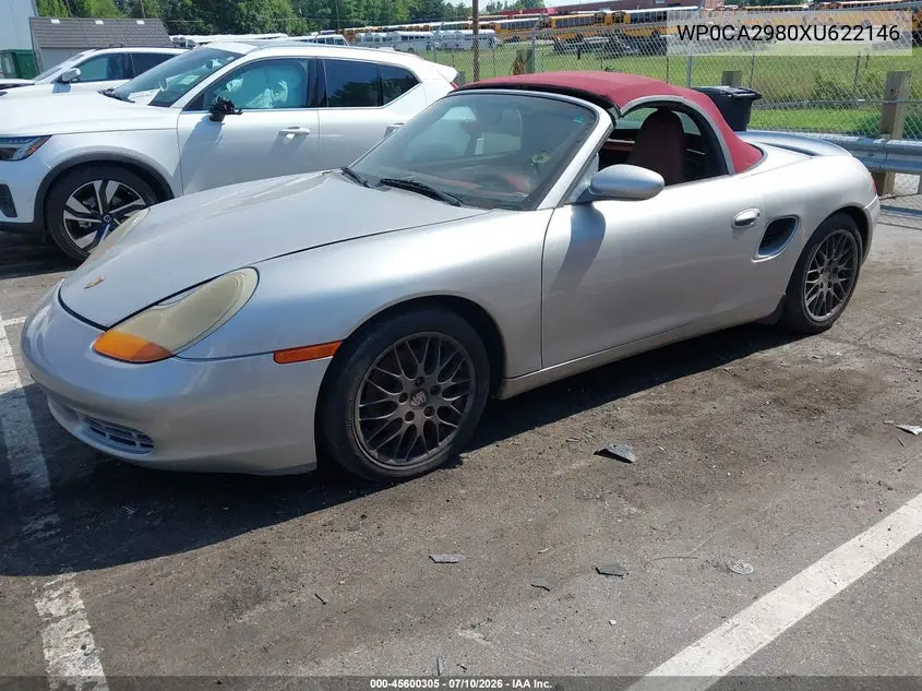 1999 Porsche Boxster VIN: WP0CA2980XU622146 Lot: 45600305