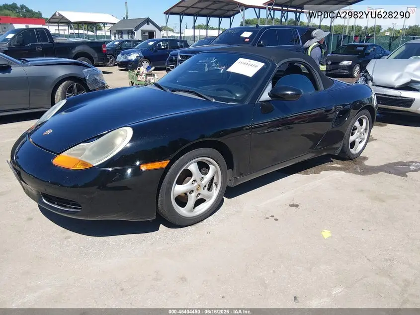 2000 Porsche Boxster VIN: WP0CA2982YU628290 Lot: 45404450