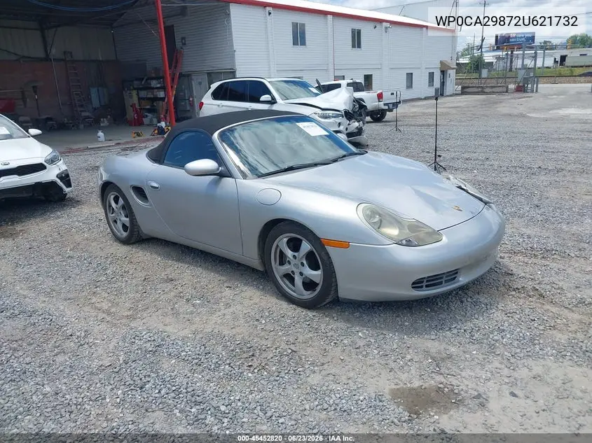 2002 Porsche Boxster VIN: WP0CA29872U621732 Lot: 45452820