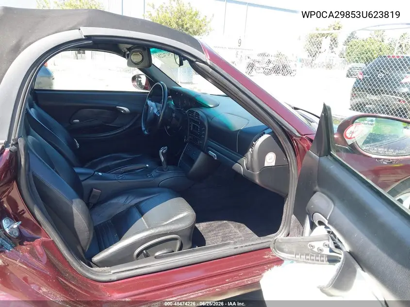 2003 Porsche Boxster VIN: WP0CA29853U623819 Lot: 45474226