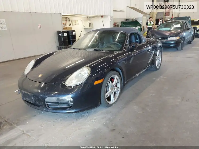 2005 Porsche Boxster S VIN: WP0CB29875U730323 Lot: 45242958