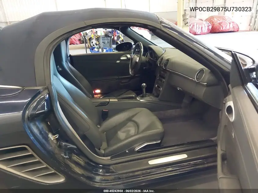 2005 Porsche Boxster S VIN: WP0CB29875U730323 Lot: 45242958