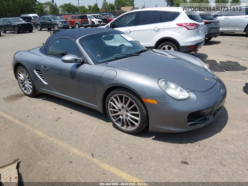 2005 Porsche Boxster S VIN: WP0CB29845U731512 Lot: 45473956
