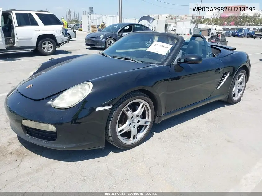 2006 Porsche Boxster VIN: WP0CA29826U713093 Lot: 45177844
