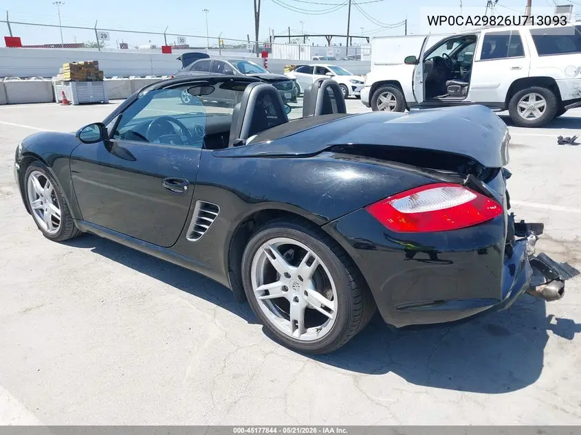 2006 Porsche Boxster VIN: WP0CA29826U713093 Lot: 45177844