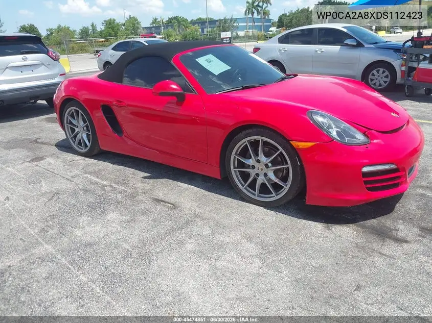 2013 Porsche Boxster VIN: WP0CA2A8XDS112423 Lot: 45474851
