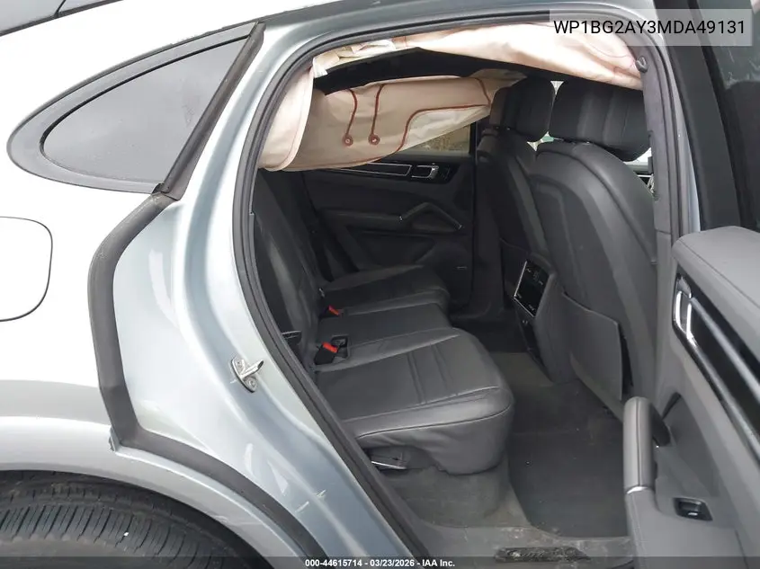 2021 Porsche Cayenne Coupe Gts VIN: WP1BG2AY3MDA49131 Lot: 44615714