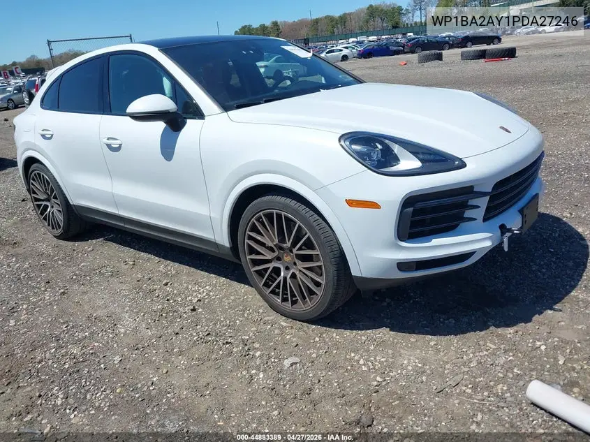 2023 Porsche Cayenne Coupe Platinum Edition VIN: WP1BA2AY1PDA27246 Lot: 44883389