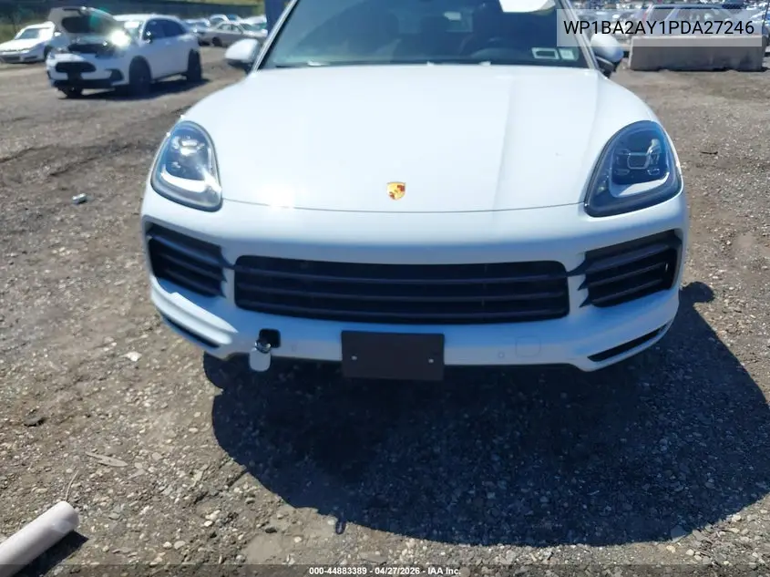 2023 Porsche Cayenne Coupe Platinum Edition VIN: WP1BA2AY1PDA27246 Lot: 44883389