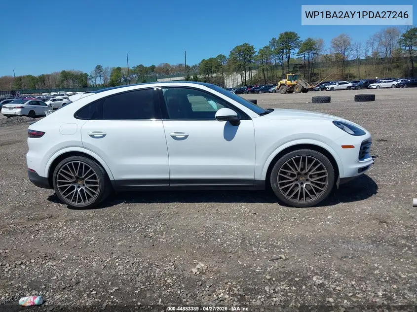 2023 Porsche Cayenne Coupe Platinum Edition VIN: WP1BA2AY1PDA27246 Lot: 44883389