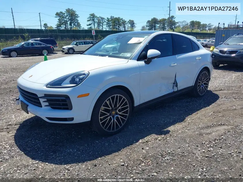 2023 Porsche Cayenne Coupe Platinum Edition VIN: WP1BA2AY1PDA27246 Lot: 44883389