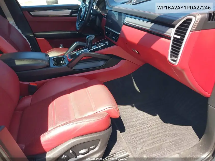 2023 Porsche Cayenne Coupe Platinum Edition VIN: WP1BA2AY1PDA27246 Lot: 44883389