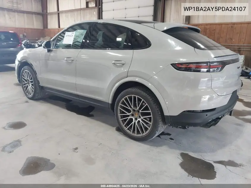 2023 Porsche Cayenne Coupe Platinum Edition VIN: WP1BA2AY5PDA24107 Lot: 44904425