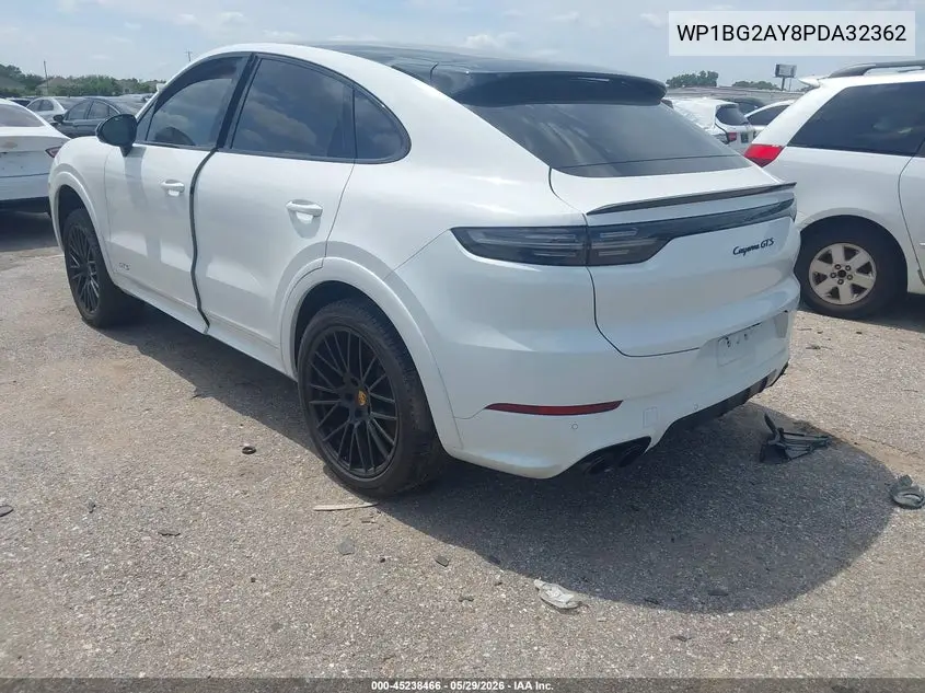 2023 Porsche Cayenne Coupe Gts VIN: WP1BG2AY8PDA32362 Lot: 45238466