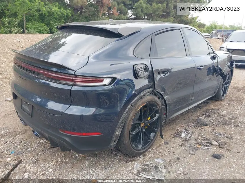 2024 Porsche Cayenne Coupe Turbo Gt VIN: WP1BK2AY2RDA73023 Lot: 44940447