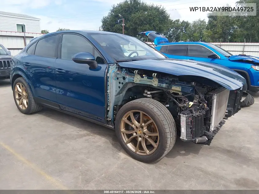 2024 Porsche Cayenne Coupe VIN: WP1BA2AY9RDA49725 Lot: 45164117