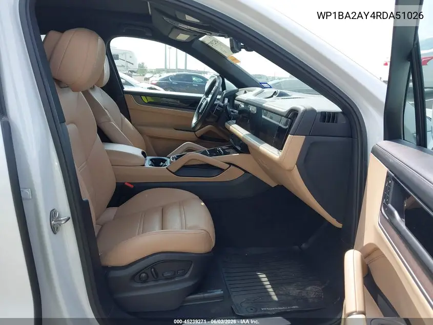2024 Porsche Cayenne Coupe VIN: WP1BA2AY4RDA51026 Lot: 45239271
