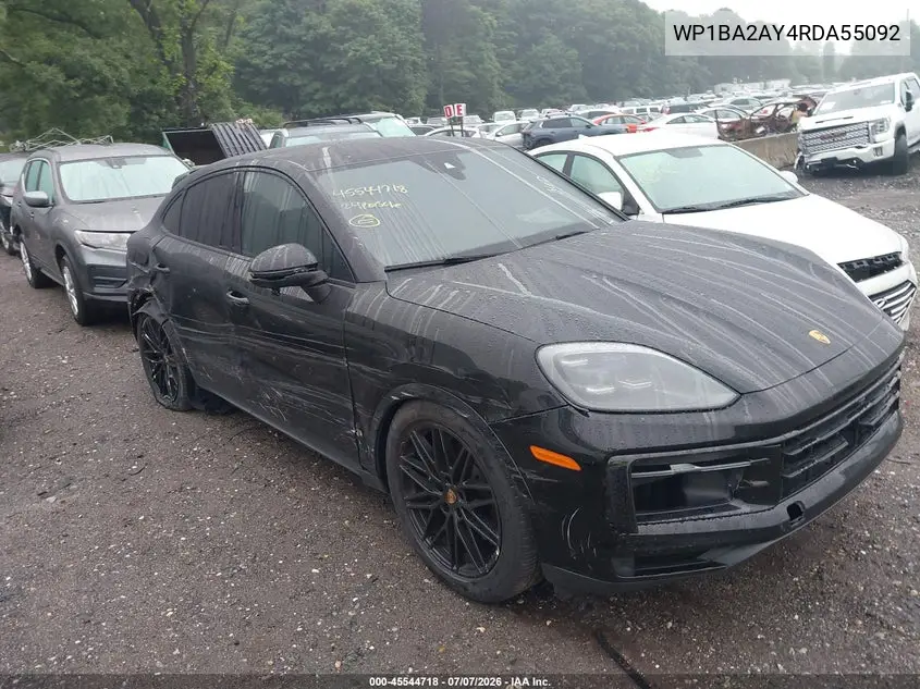 2024 Porsche Cayenne Coupe VIN: WP1BA2AY4RDA55092 Lot: 45544718