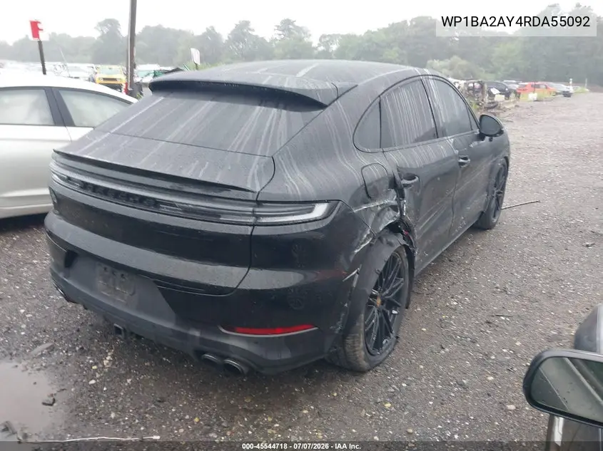 2024 Porsche Cayenne Coupe VIN: WP1BA2AY4RDA55092 Lot: 45544718