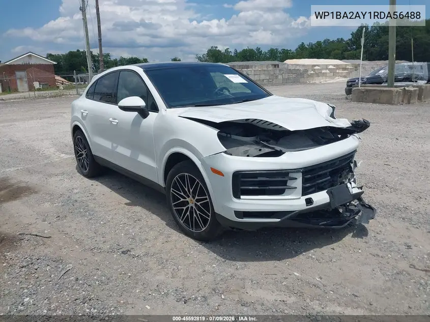 2024 Porsche Cayenne Coupe VIN: WP1BA2AY1RDA56488 Lot: 45592819