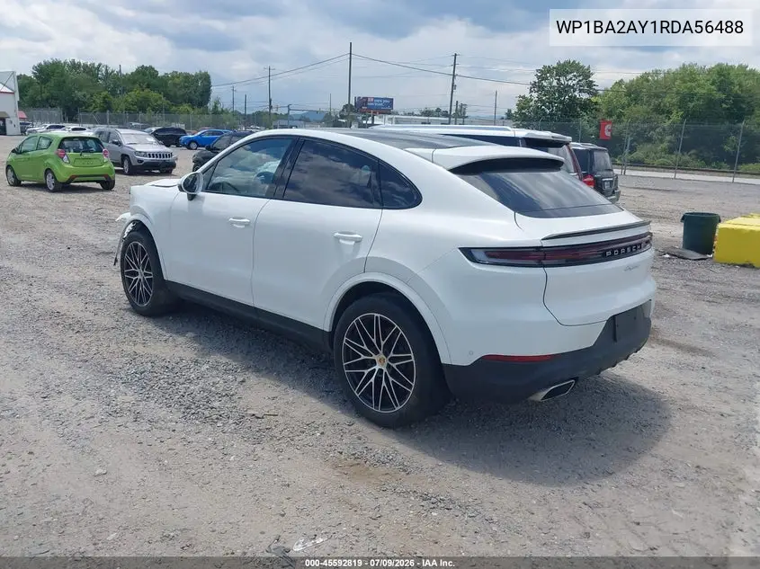 2024 Porsche Cayenne Coupe VIN: WP1BA2AY1RDA56488 Lot: 45592819