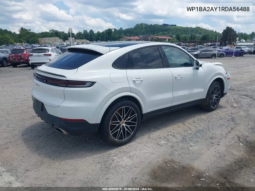 2024 Porsche Cayenne Coupe VIN: WP1BA2AY1RDA56488 Lot: 45592819