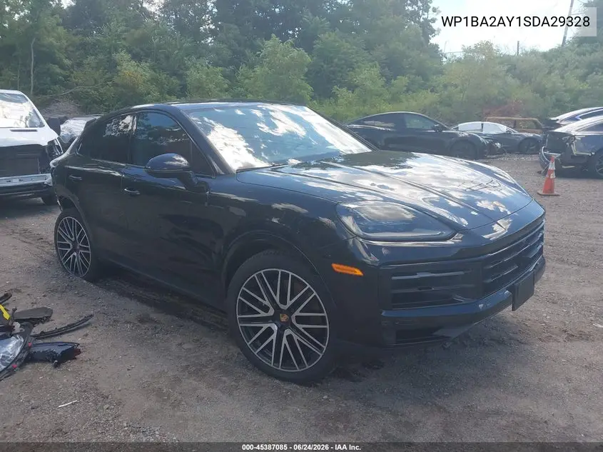 2025 Porsche Cayenne Coupe VIN: WP1BA2AY1SDA29328 Lot: 45387085