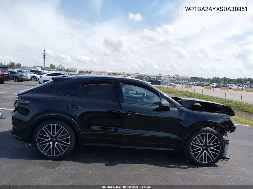 2025 Porsche Cayenne Coupe VIN: WP1BA2AYXSDA30851 Lot: 45417452