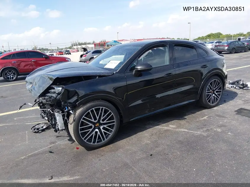 2025 Porsche Cayenne Coupe VIN: WP1BA2AYXSDA30851 Lot: 45417452