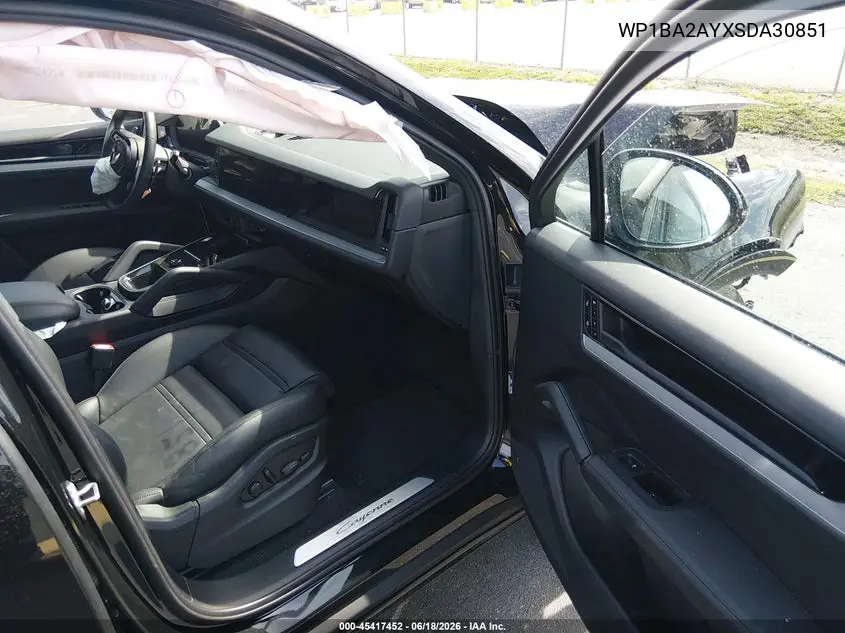 2025 Porsche Cayenne Coupe VIN: WP1BA2AYXSDA30851 Lot: 45417452