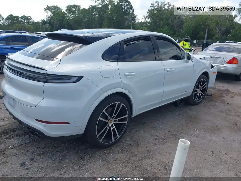 2025 Porsche Cayenne Coupe S VIN: WP1BL2AY1SDA39559 Lot: 45435893