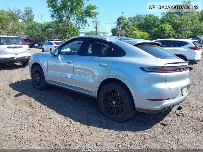 2026 Porsche Cayenne Coupe VIN: WP1BA2AY9TDA36142 Lot: 45307240