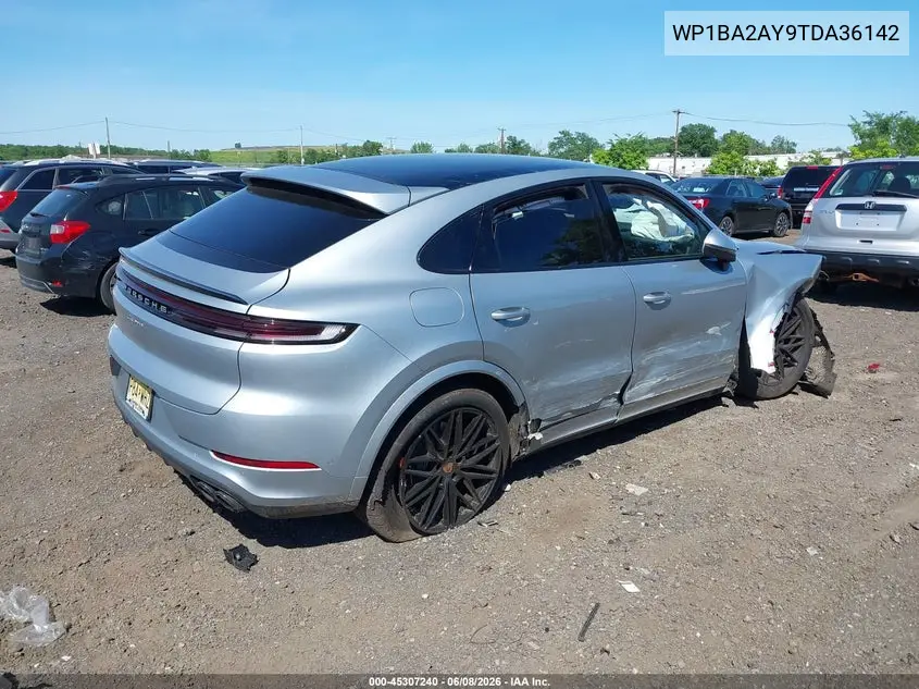 2026 Porsche Cayenne Coupe VIN: WP1BA2AY9TDA36142 Lot: 45307240