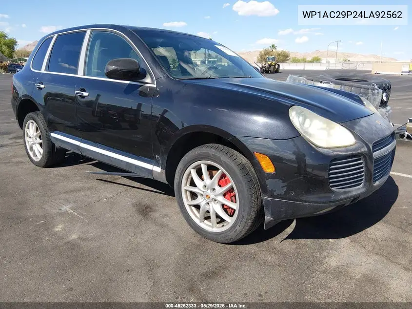2004 Porsche Cayenne Turbo VIN: WP1AC29P24LA92562 Lot: 45262333