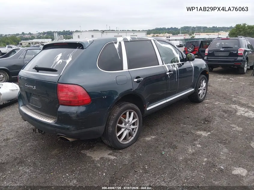 2004 Porsche Cayenne S VIN: WP1AB29PX4LA76063 Lot: 45567726