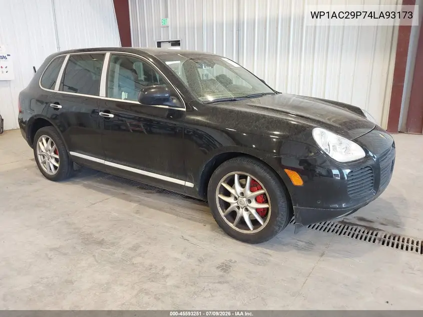 2004 Porsche Cayenne Turbo VIN: WP1AC29P74LA93173 Lot: 45593251