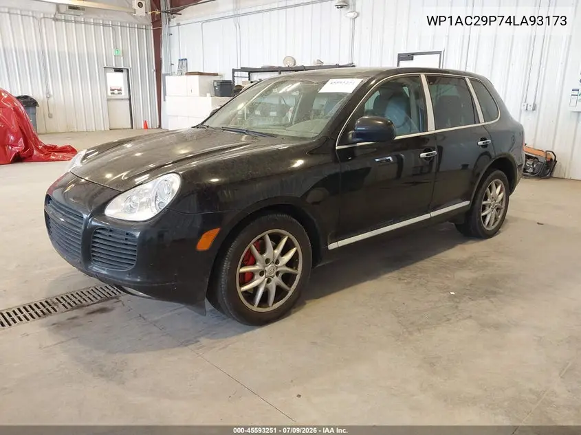 2004 Porsche Cayenne Turbo VIN: WP1AC29P74LA93173 Lot: 45593251