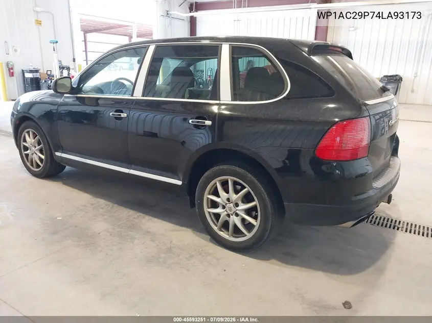 2004 Porsche Cayenne Turbo VIN: WP1AC29P74LA93173 Lot: 45593251