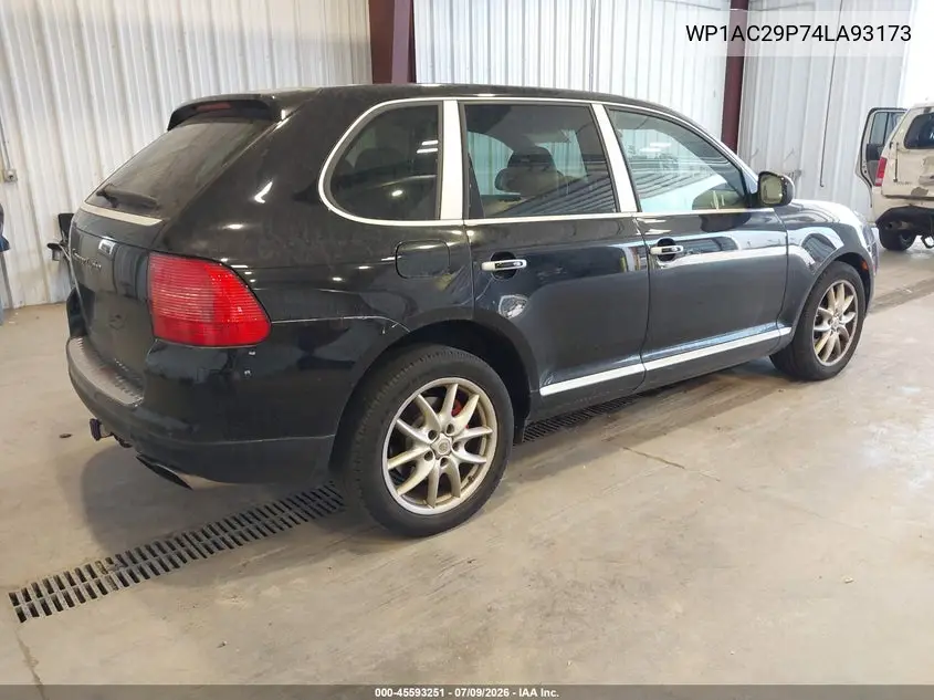 2004 Porsche Cayenne Turbo VIN: WP1AC29P74LA93173 Lot: 45593251