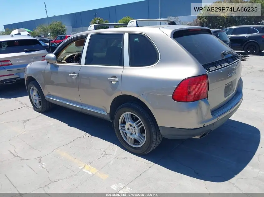 2004 Porsche Cayenne S VIN: WP1AB29P74LA66235 Lot: 45597734